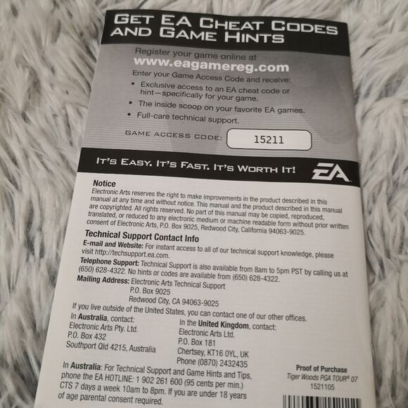 Tiger Woods PGA Tour Playstation 2 Golf PS2 Sports Gamers Christmas  Electronics - Picture 6 of 6